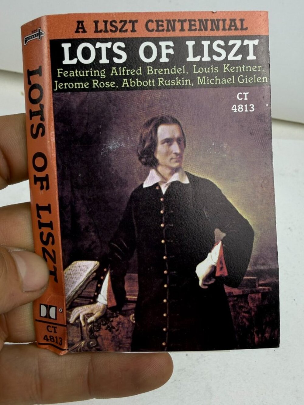 A Liszt Centennial Lots of Liszt CT 4813 jerome rose cassette poster collectable